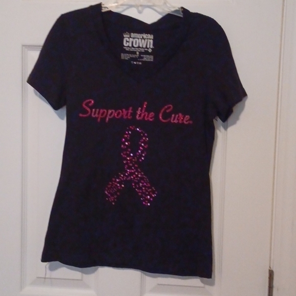 💙🌺 'Support the Cure' TShirt - Picture 7 of 8